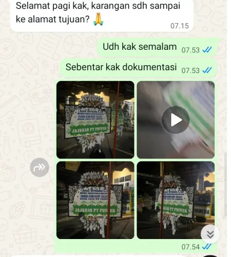 Pengiriman Papan Bunga Selamat Padurenan