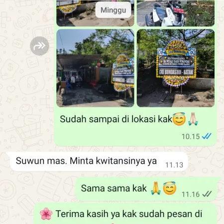 Pengiriman Papan Bunga Duka Padurenan