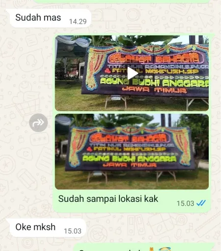 Pengiriman Papan Bunga Padurenan